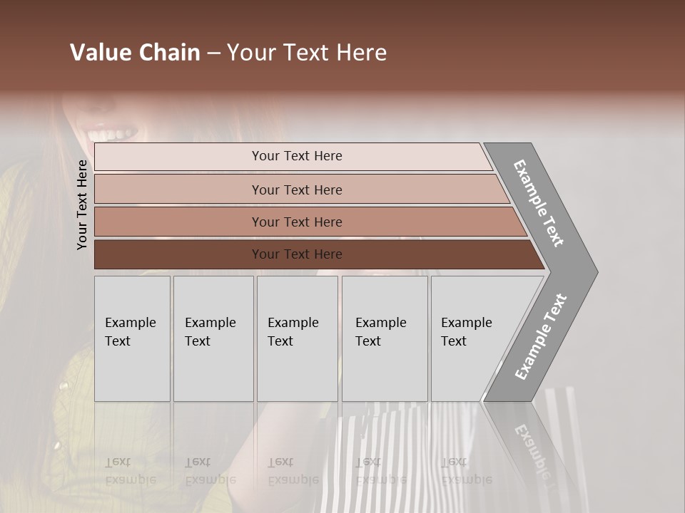 Beauty Cheerful Female PowerPoint Template