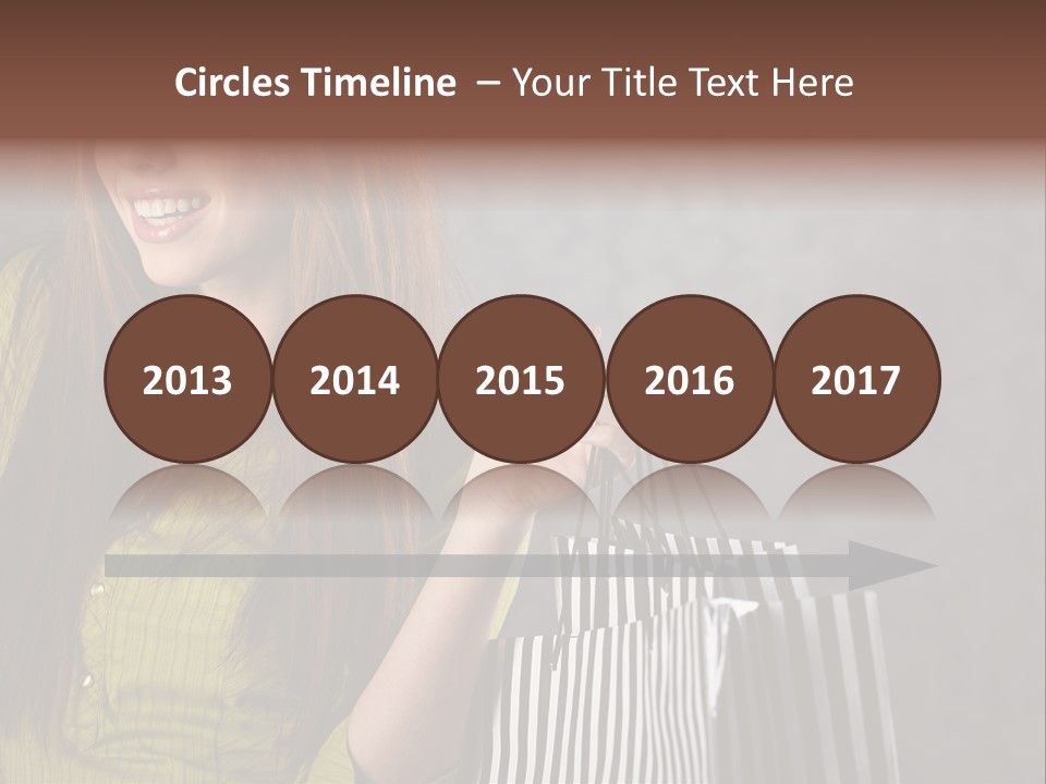 Beauty Cheerful Female PowerPoint Template