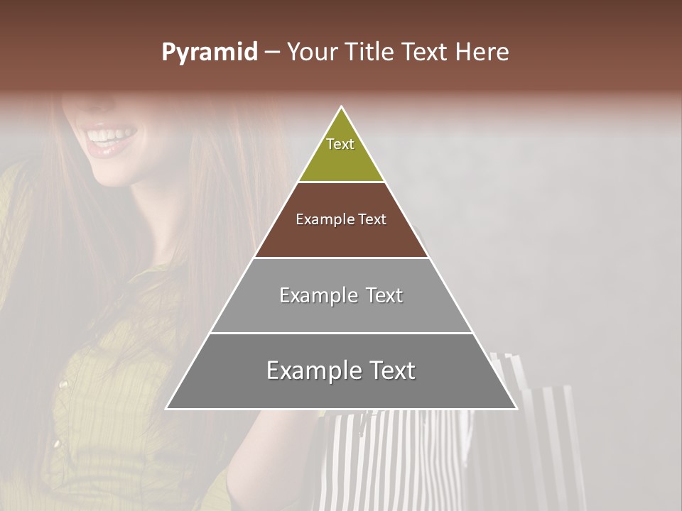 Beauty Cheerful Female PowerPoint Template