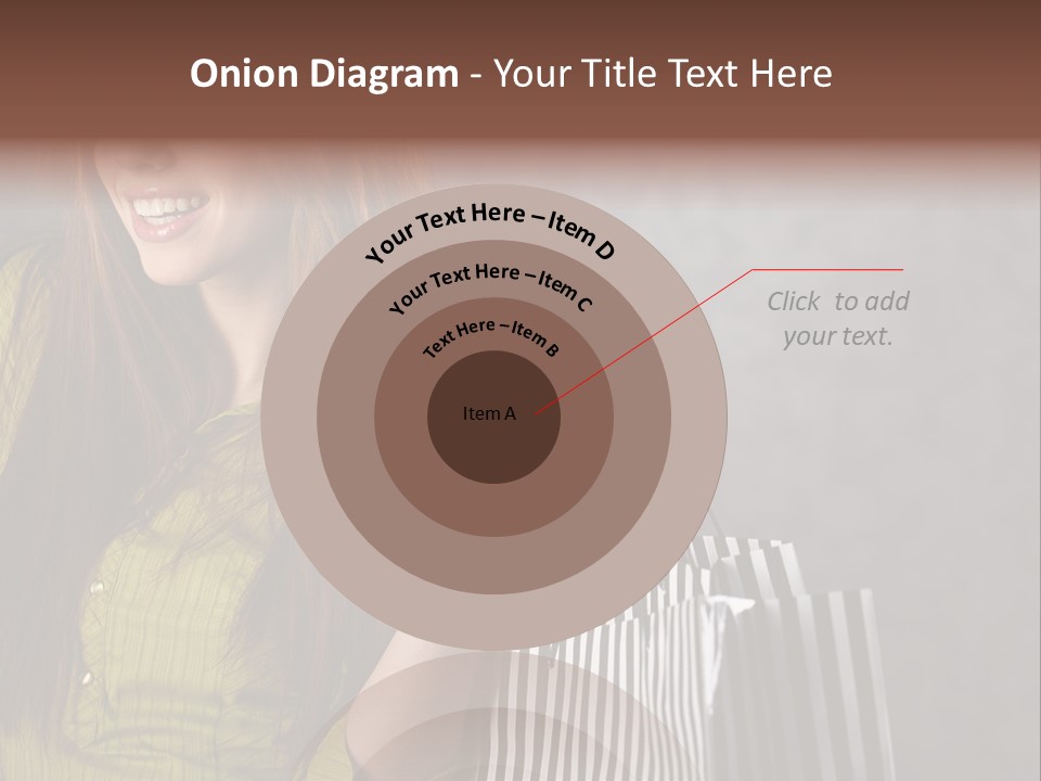 Beauty Cheerful Female PowerPoint Template