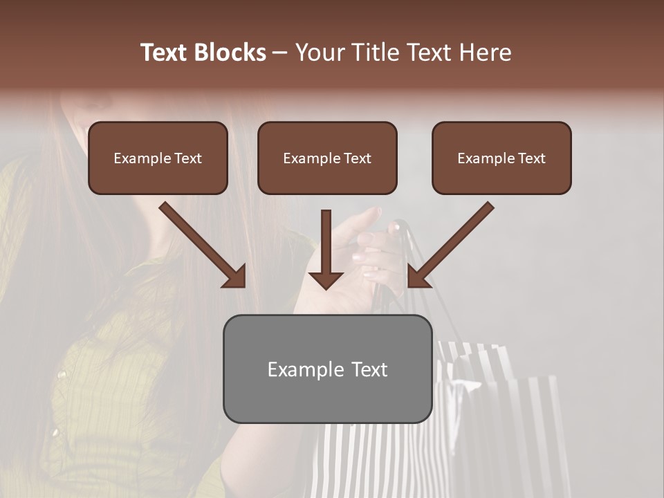 Beauty Cheerful Female PowerPoint Template