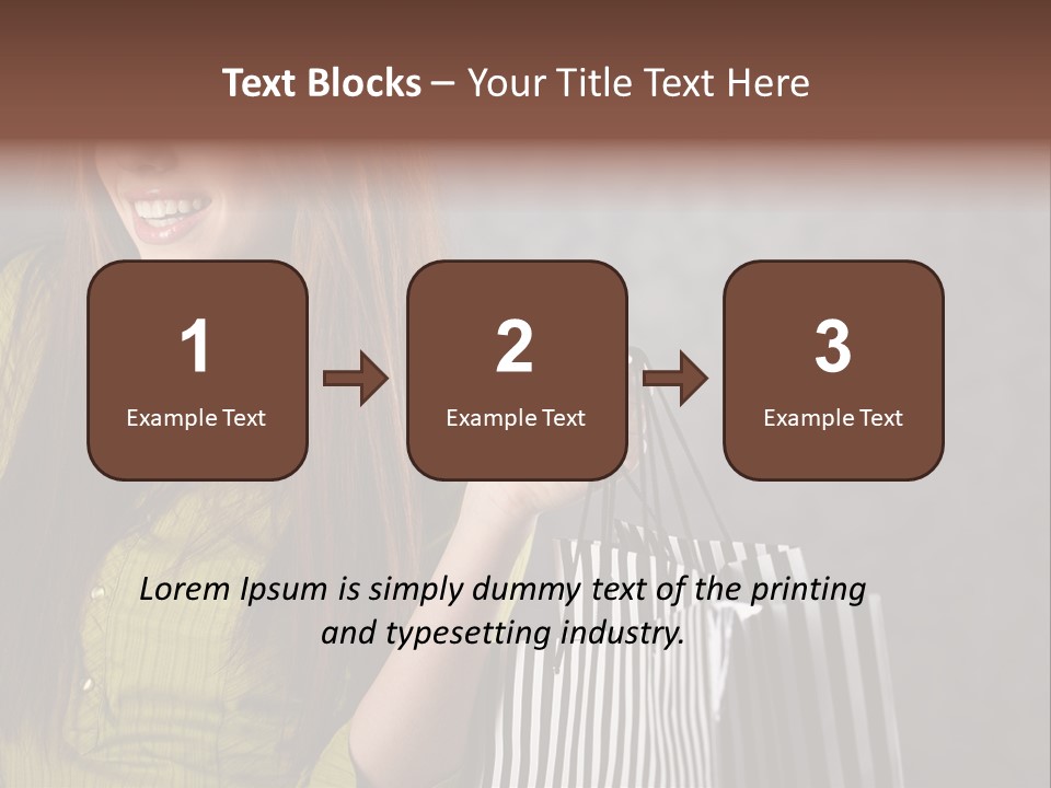 Beauty Cheerful Female PowerPoint Template