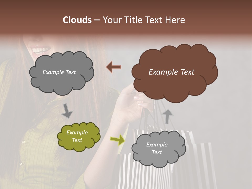 Beauty Cheerful Female PowerPoint Template