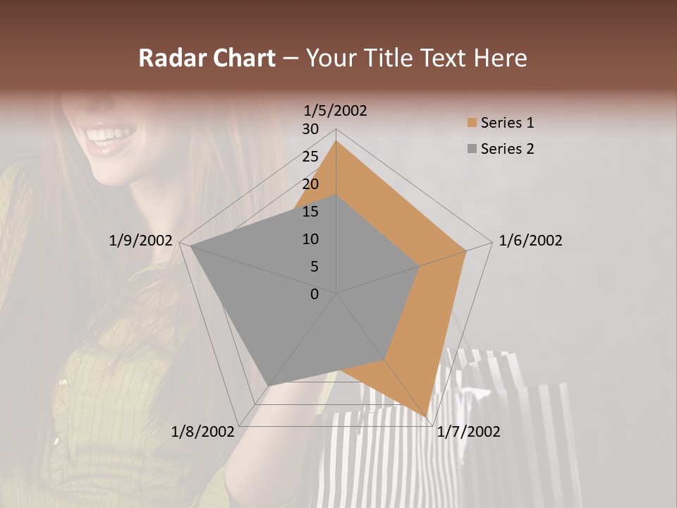 Beauty Cheerful Female PowerPoint Template