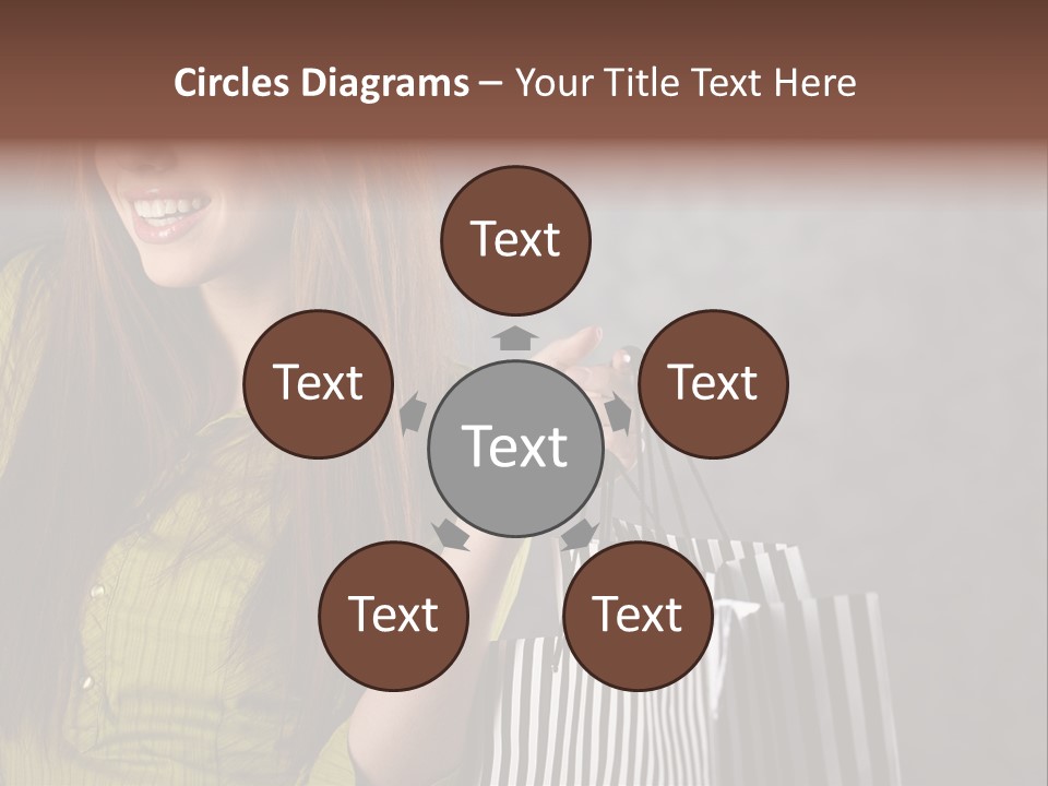 Beauty Cheerful Female PowerPoint Template