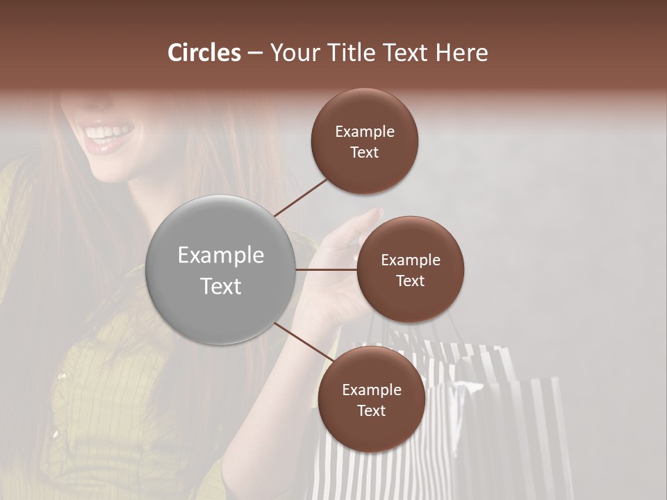 Beauty Cheerful Female PowerPoint Template