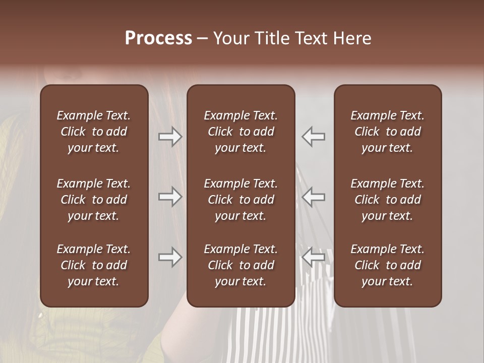 Beauty Cheerful Female PowerPoint Template