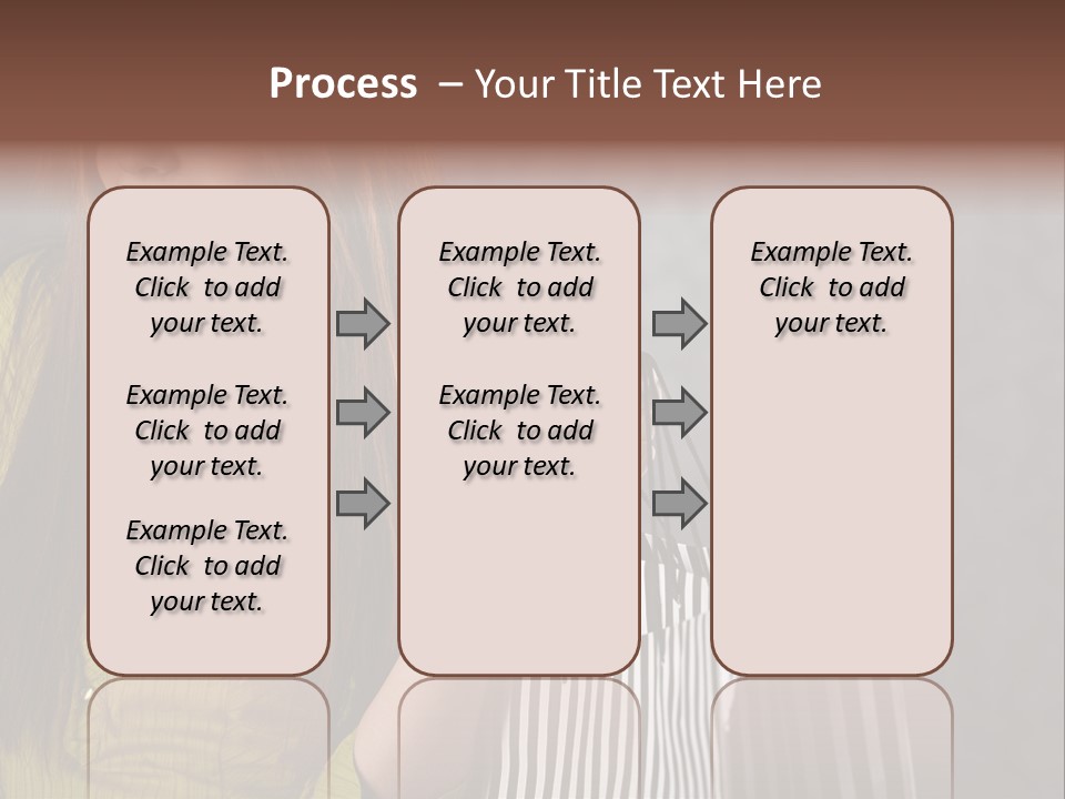 Beauty Cheerful Female PowerPoint Template