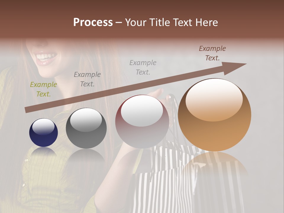 Beauty Cheerful Female PowerPoint Template