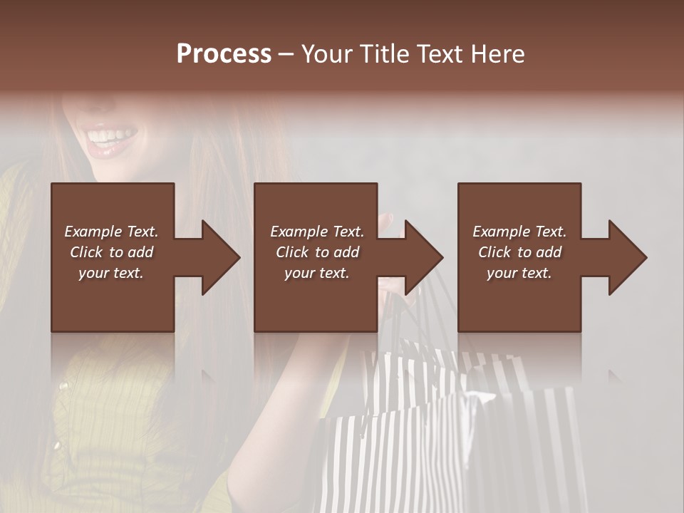 Beauty Cheerful Female PowerPoint Template