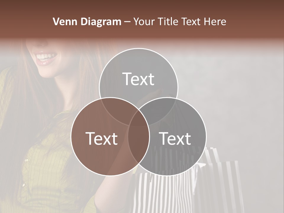 Beauty Cheerful Female PowerPoint Template