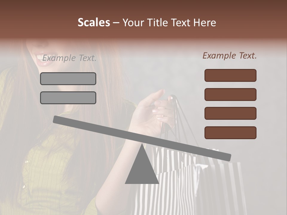 Beauty Cheerful Female PowerPoint Template