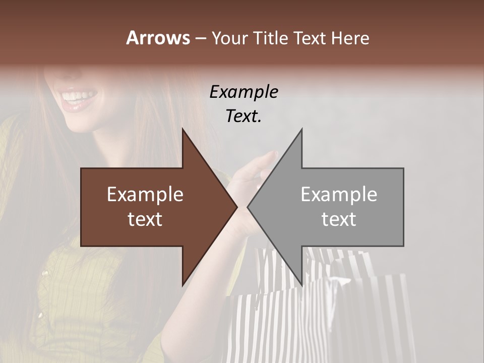 Beauty Cheerful Female PowerPoint Template