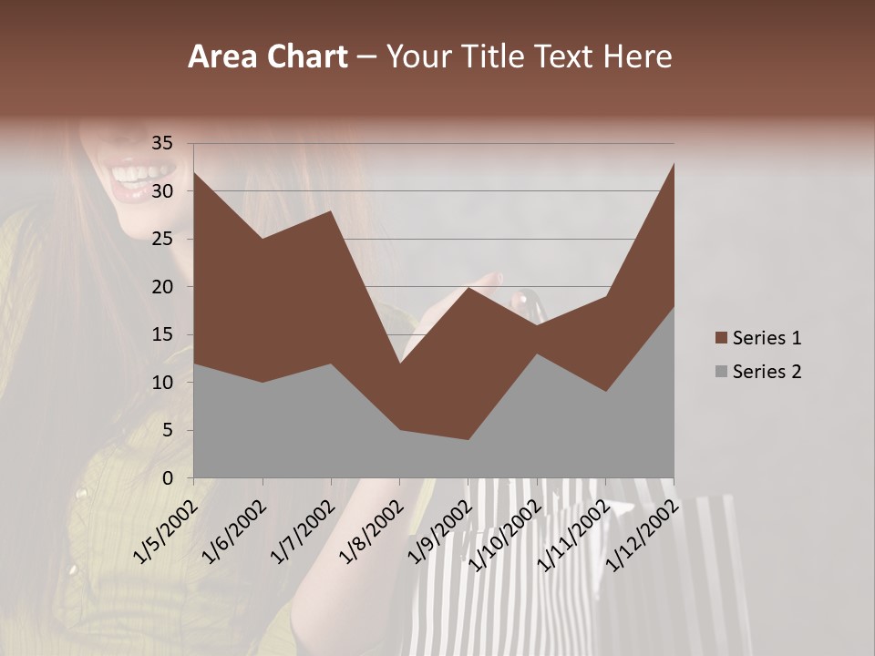 Beauty Cheerful Female PowerPoint Template