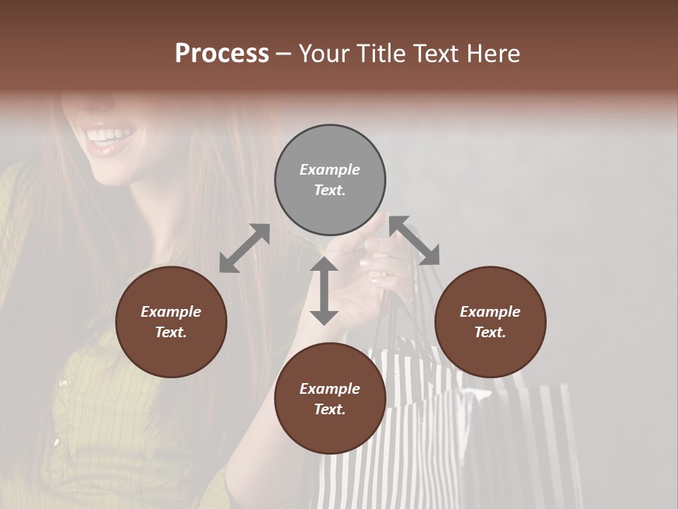 Beauty Cheerful Female PowerPoint Template