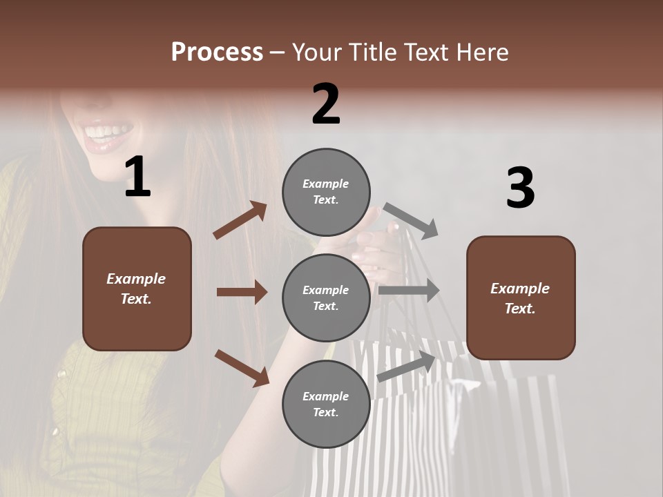 Beauty Cheerful Female PowerPoint Template