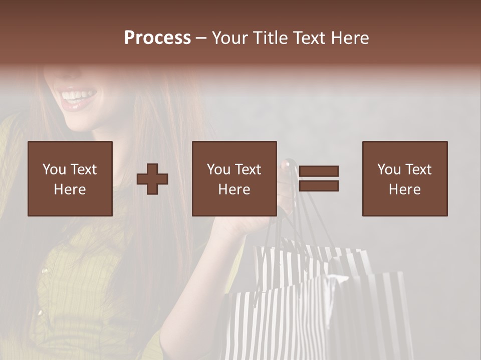 Beauty Cheerful Female PowerPoint Template