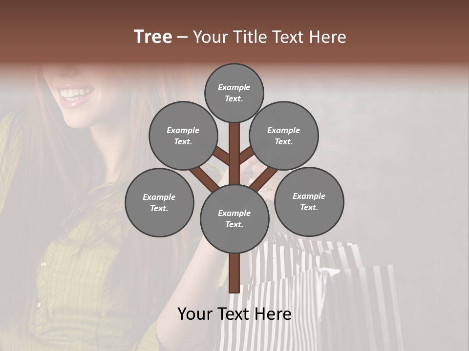 Beauty Cheerful Female PowerPoint Template