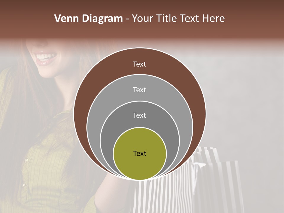 Beauty Cheerful Female PowerPoint Template