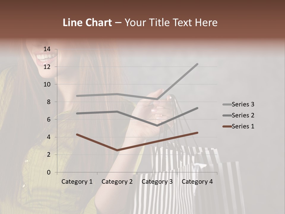 Beauty Cheerful Female PowerPoint Template