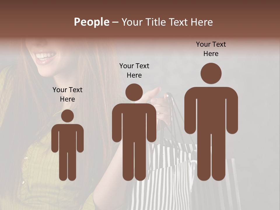 Beauty Cheerful Female PowerPoint Template