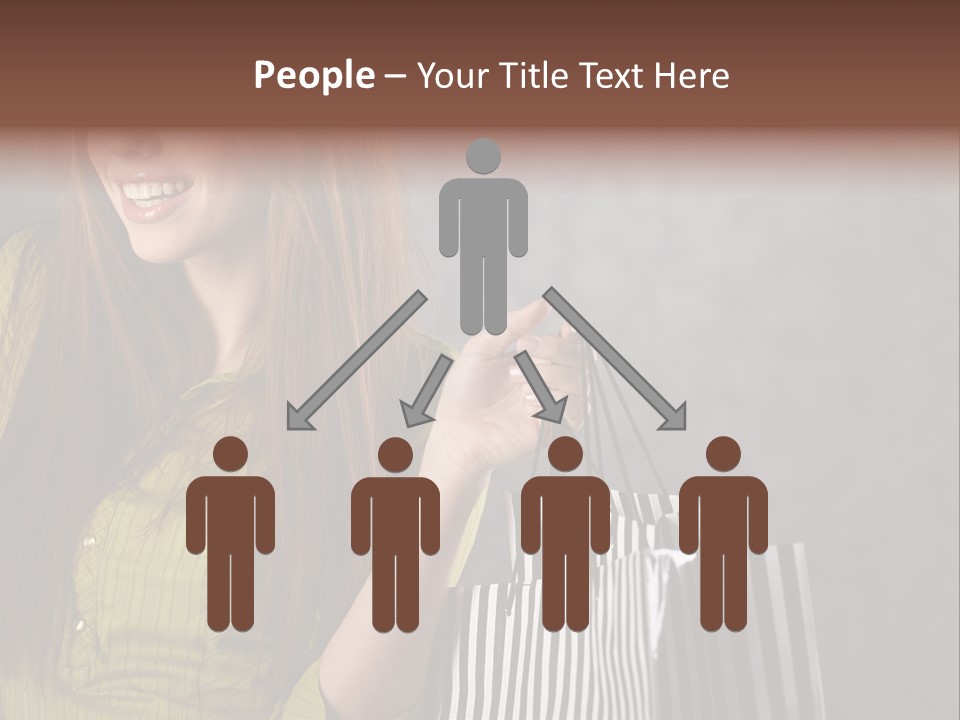 Beauty Cheerful Female PowerPoint Template