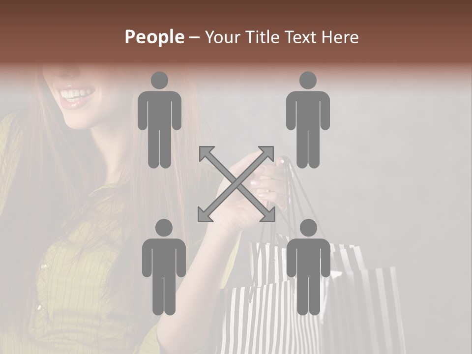 Beauty Cheerful Female PowerPoint Template