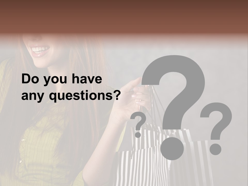 Beauty Cheerful Female PowerPoint Template