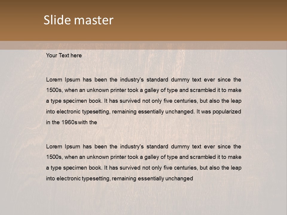 Background Wood PowerPoint Template