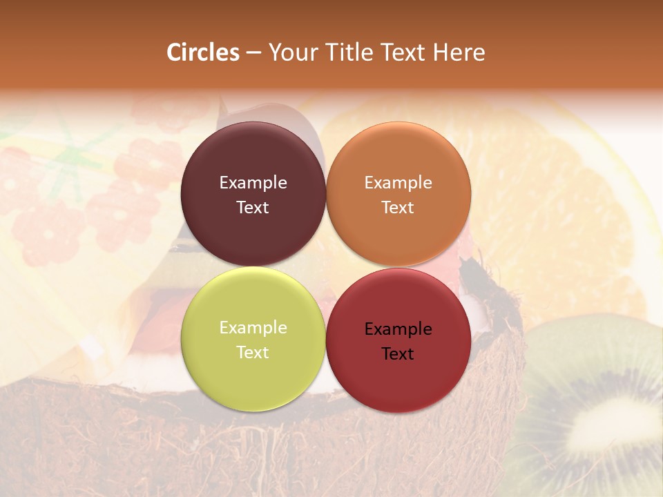 Vitamin Lunch Fruity PowerPoint Template