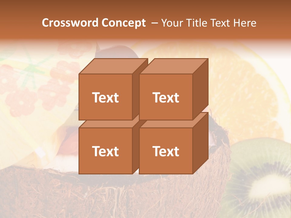 Vitamin Lunch Fruity PowerPoint Template