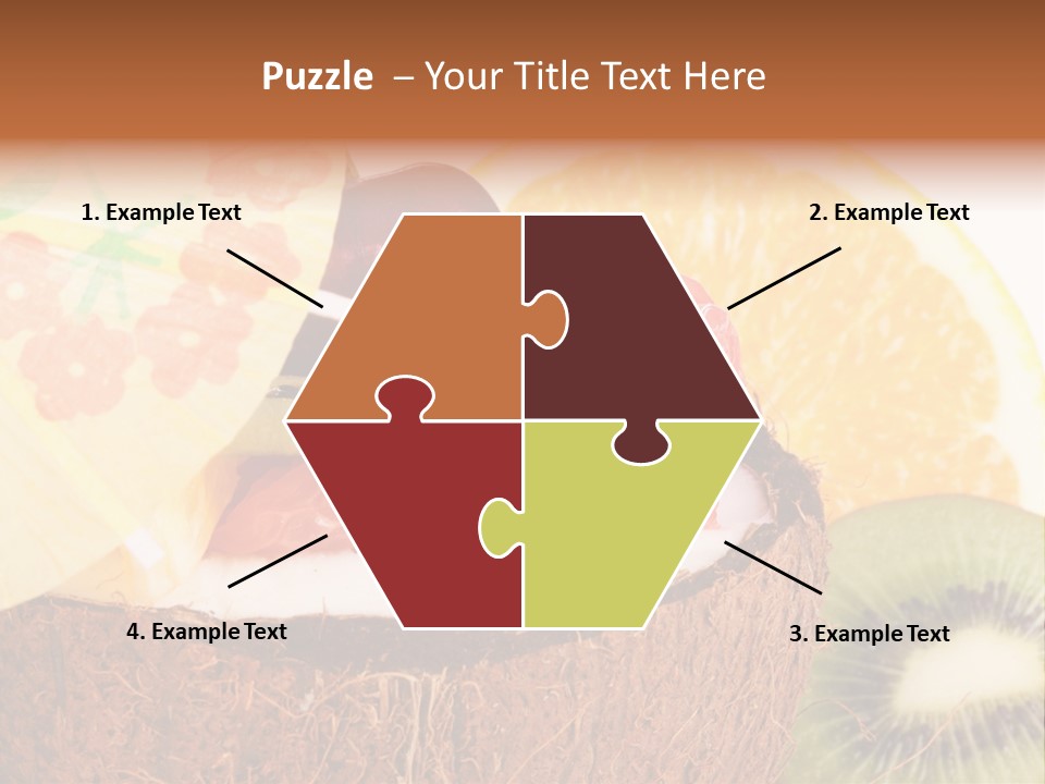 Vitamin Lunch Fruity PowerPoint Template