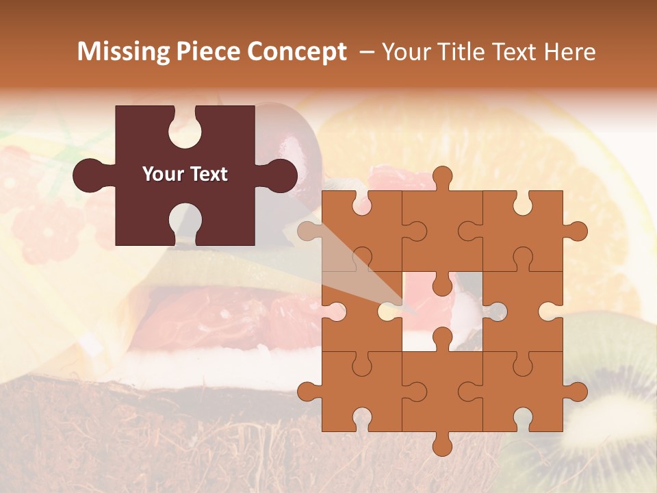 Vitamin Lunch Fruity PowerPoint Template