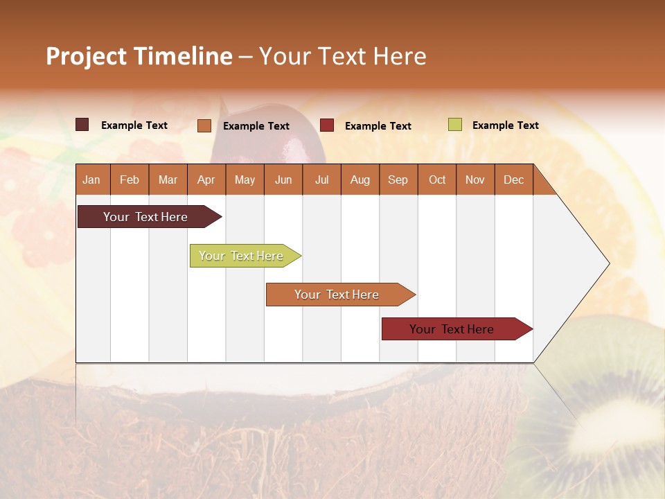 Vitamin Lunch Fruity PowerPoint Template