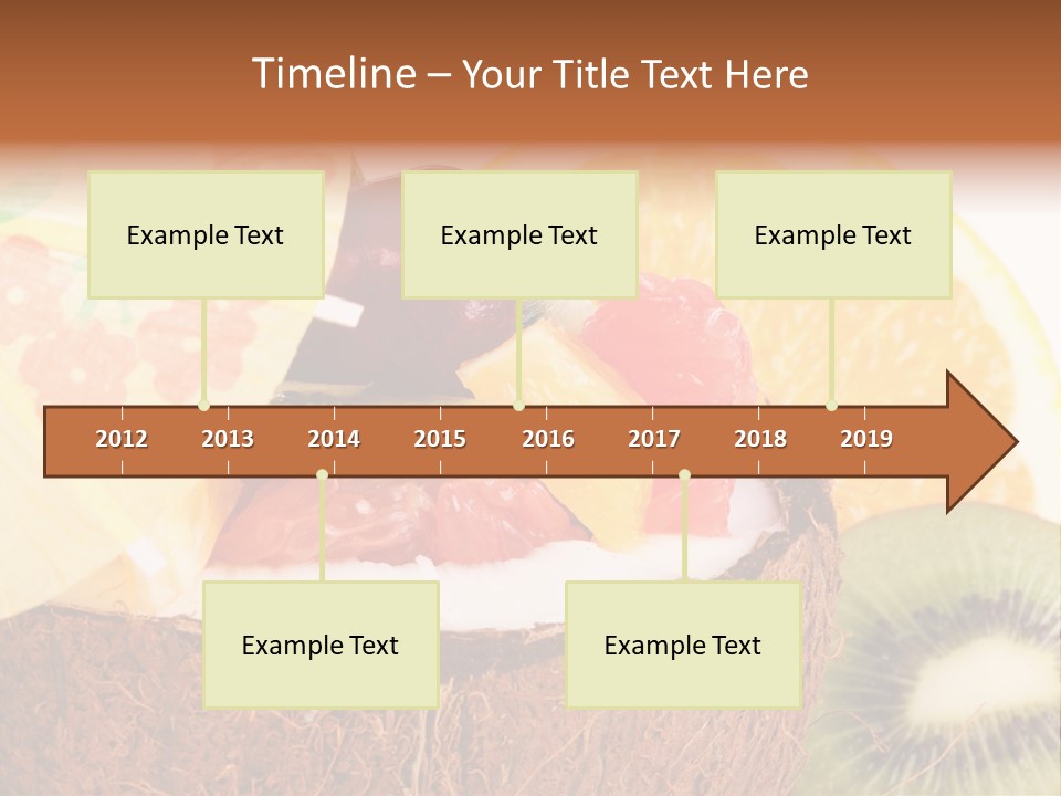 Vitamin Lunch Fruity PowerPoint Template