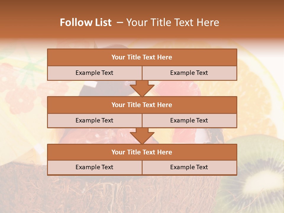 Vitamin Lunch Fruity PowerPoint Template
