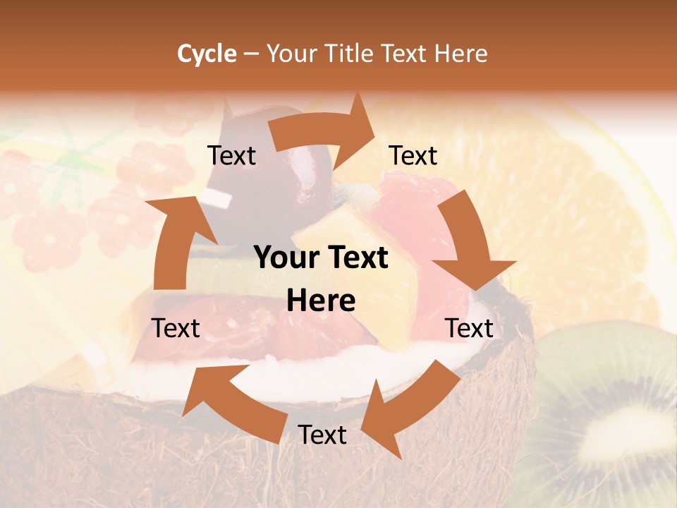 Vitamin Lunch Fruity PowerPoint Template