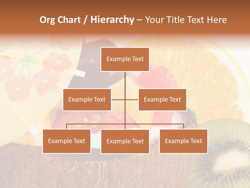 Vitamin Lunch Fruity PowerPoint Template