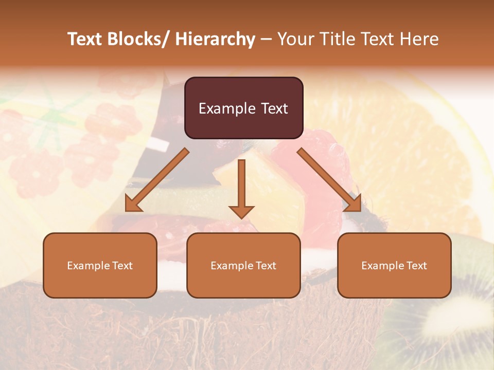 Vitamin Lunch Fruity PowerPoint Template