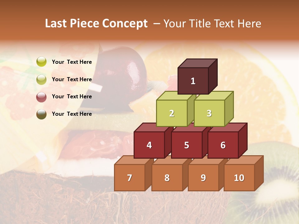 Vitamin Lunch Fruity PowerPoint Template