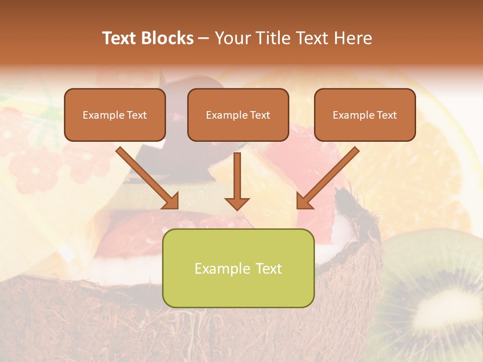 Vitamin Lunch Fruity PowerPoint Template