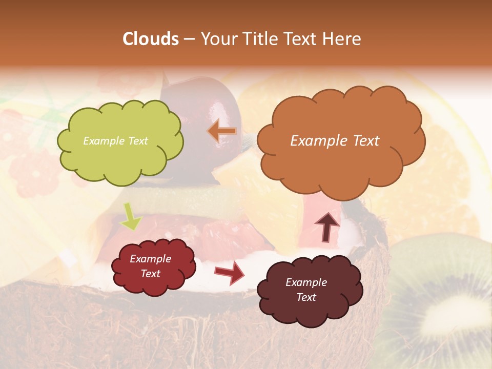 Vitamin Lunch Fruity PowerPoint Template