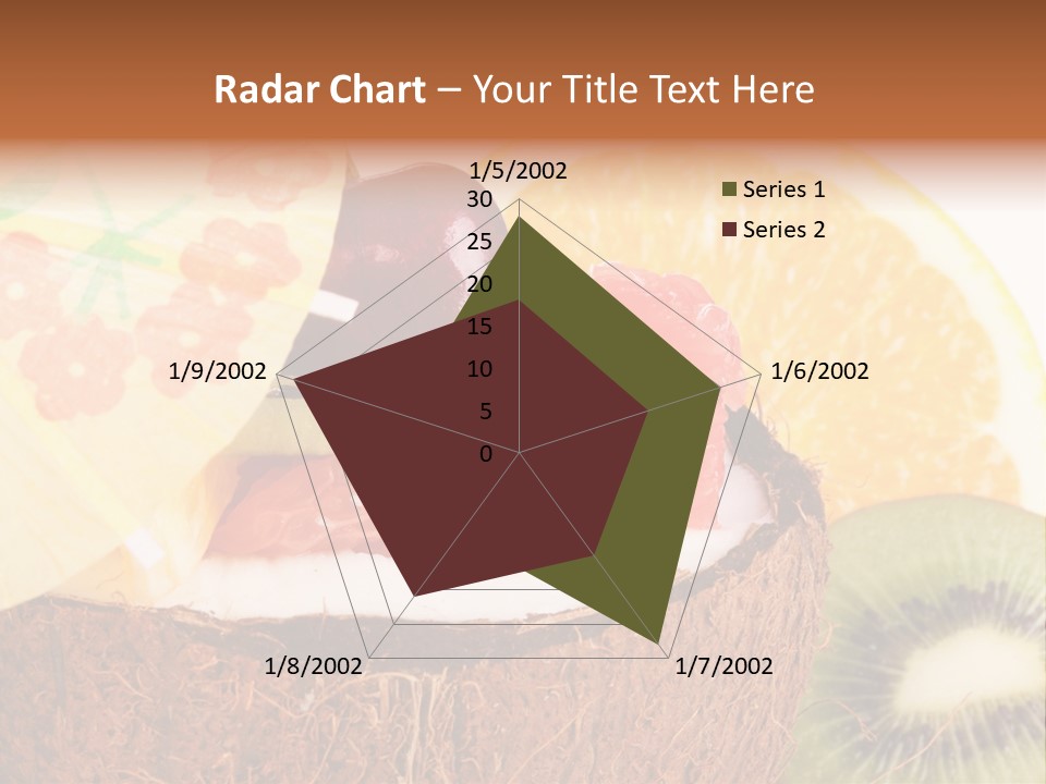Vitamin Lunch Fruity PowerPoint Template
