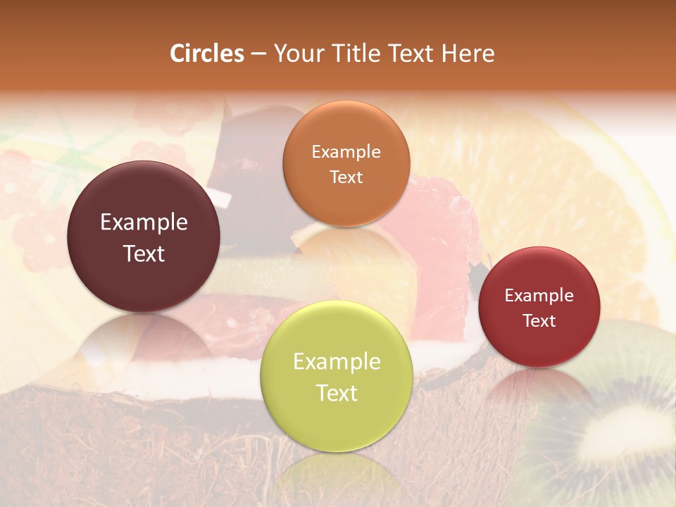 Vitamin Lunch Fruity PowerPoint Template