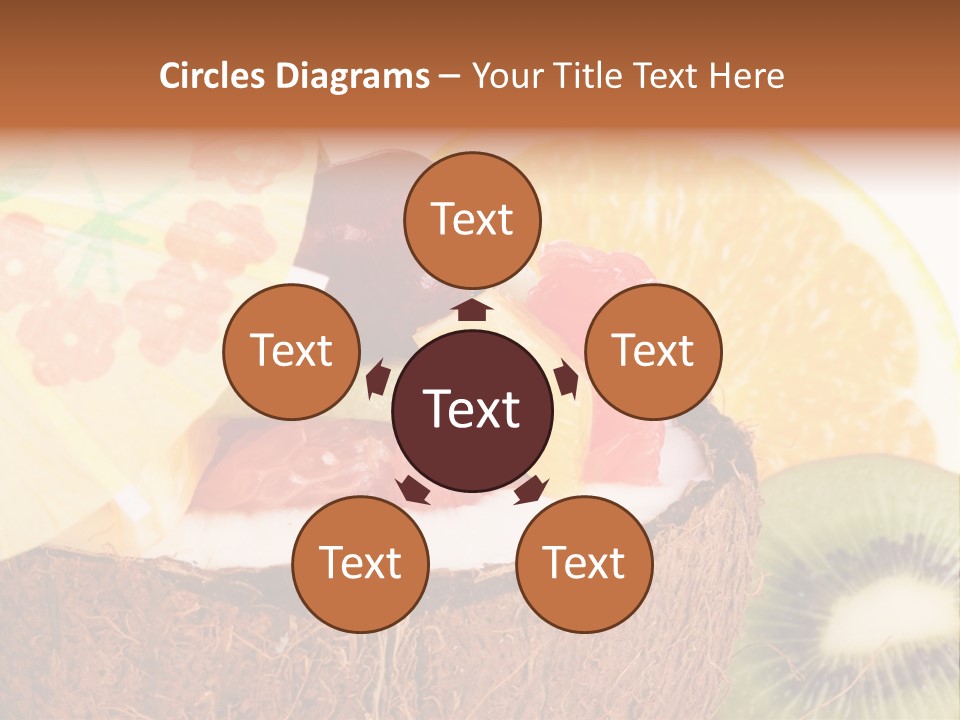 Vitamin Lunch Fruity PowerPoint Template