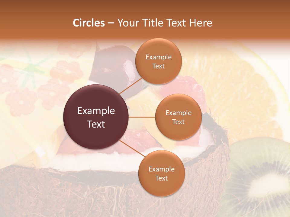 Vitamin Lunch Fruity PowerPoint Template