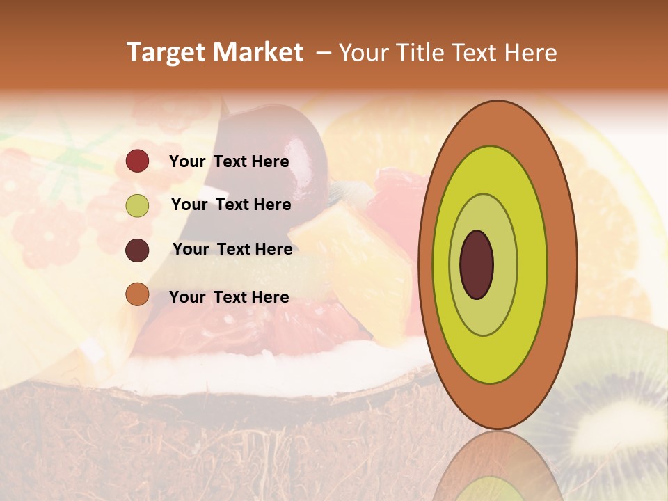 Vitamin Lunch Fruity PowerPoint Template