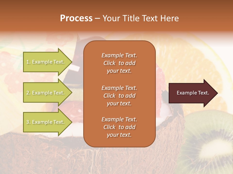 Vitamin Lunch Fruity PowerPoint Template