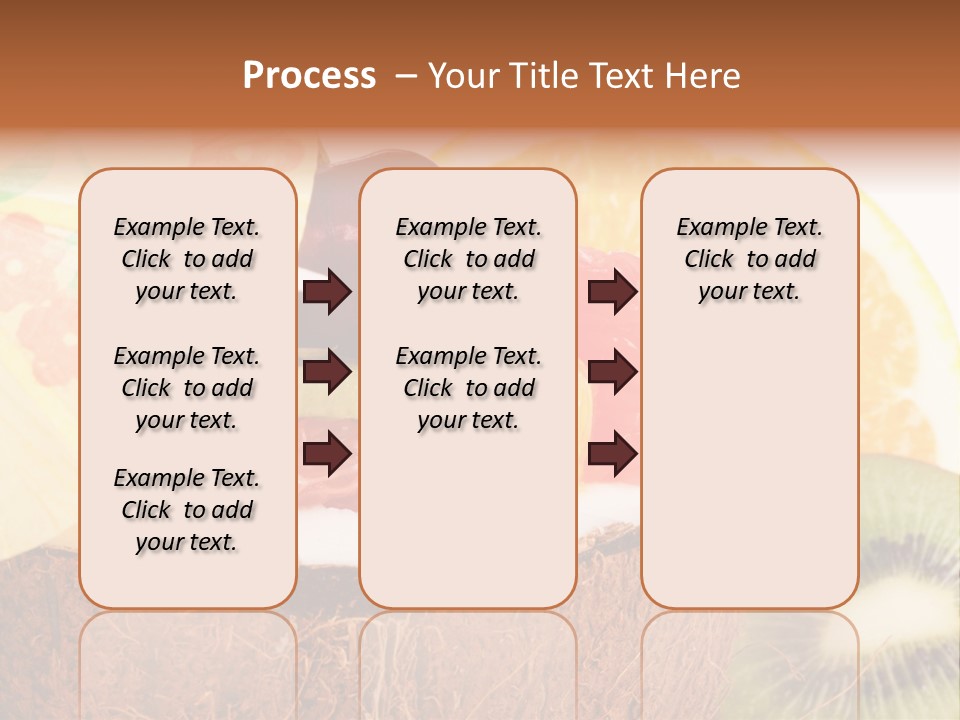 Vitamin Lunch Fruity PowerPoint Template