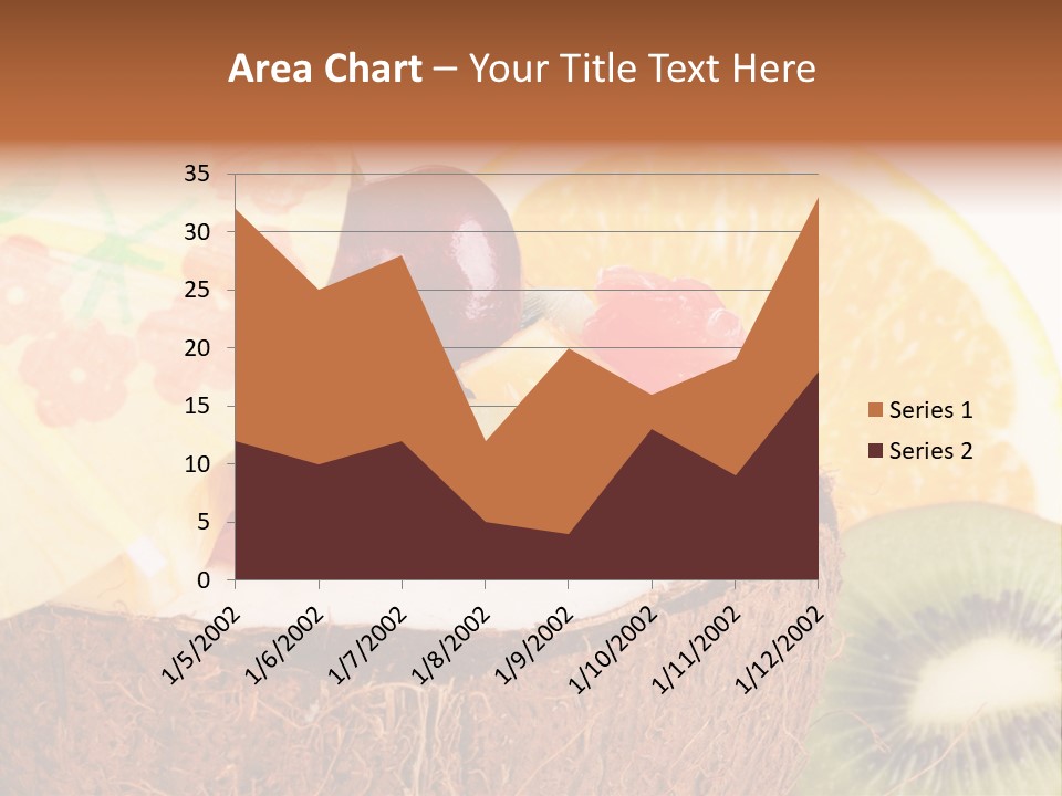 Vitamin Lunch Fruity PowerPoint Template